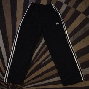 Adidas black training pants